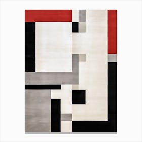 Abstract Angles; Geometric Art In The Mid Century Canvas Print