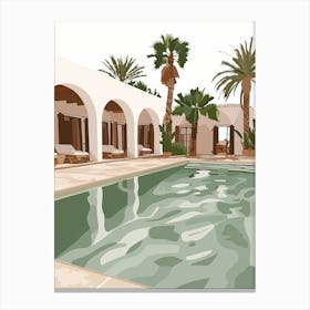 Mediterranean Villa 1 Canvas Print