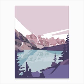 Lake And Mountains Canvas Print