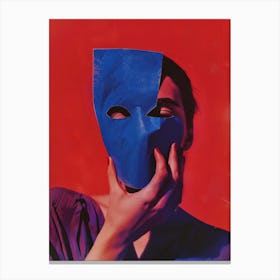 Mask and Face Canvas Print