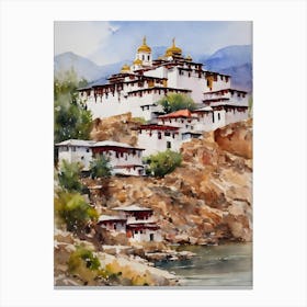 Thiksey Monastery 1 Canvas Print