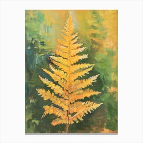 Cinnamon Fern Painting 4 Canvas Print