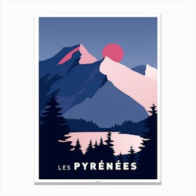 Les Pyrenees Canvas Print