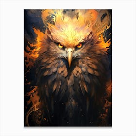 Fire Eagle Canvas Print