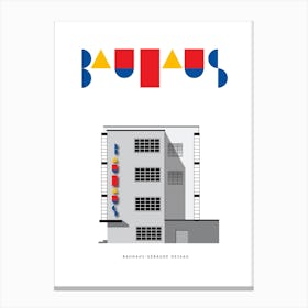 BAUHAUS DESSAU BUILDING Canvas Print