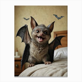 Cute Baby Bat Canvas Print