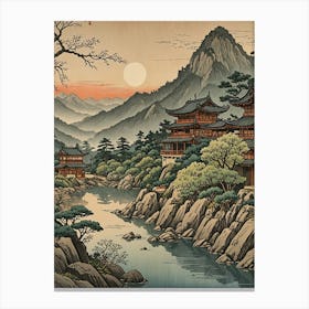 Asian Landscape Canvas Print