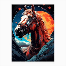 Space Horse 1 Canvas Print