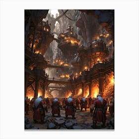 Dungeons And Dragons 5 Canvas Print