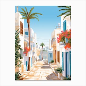 Hammamet Tunisia 3 Illustration Canvas Print