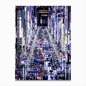 City At Night Canvas Print