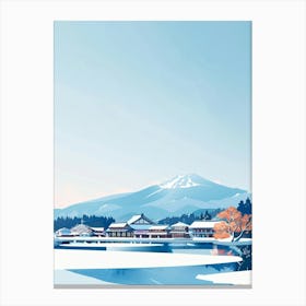 Matsumoto Japan 2 Colourful Illustration Canvas Print