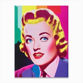 Marion Davies Pop Movies Art Movies Canvas Print