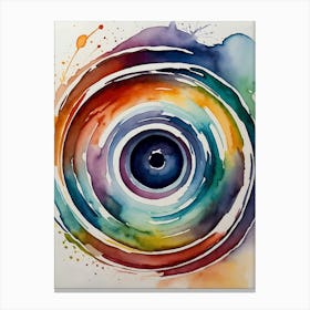 Eye Painting Canvas Print