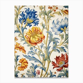 Floral Wallpaper 116 Canvas Print