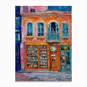 Instanbul Book Nook Bookshop 2 Canvas Print