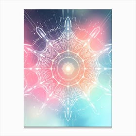 Abstract Starry Sky Background Canvas Print