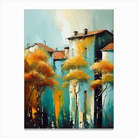 Urban Trees Canvas Print