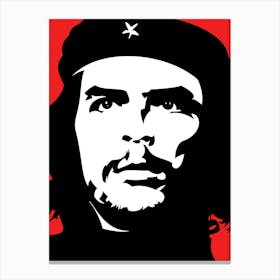 Che Guevara Red Canvas Print