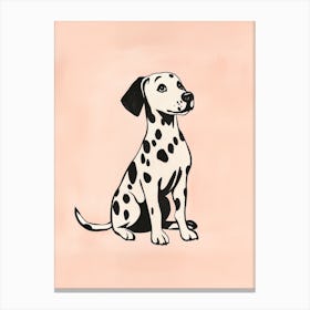 Dalmatian Dog Leinwandbild