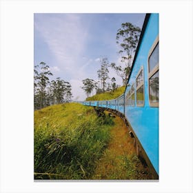Sri Lanka Blue Train Canvas Print