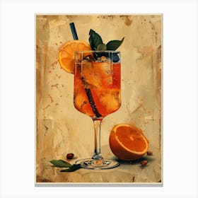 Aperol Spritz Art Print 336 Canvas Print