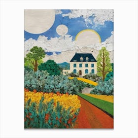 House In The Countryside Canvas Print