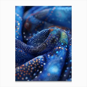 Blue Kaleidoscope Canvas Print