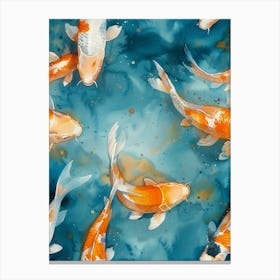 Watercolor Koi 13 Canvas Print