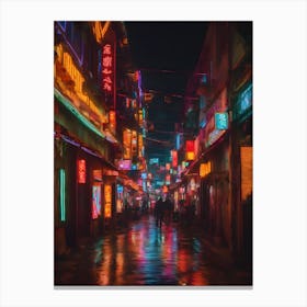 Neon Lights 0 Canvas Print