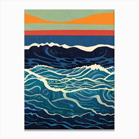 Ocean Waves Canvas Print