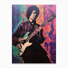 Jimi Hendrix Purple Haze 5 Canvas Print