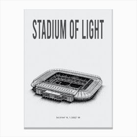 Stadium Of Light Sunderland Afc Stadium Canvas Print