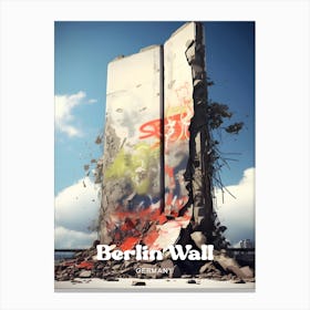 Berlin Wall Germany Graffiti History Travel Art Canvas Print