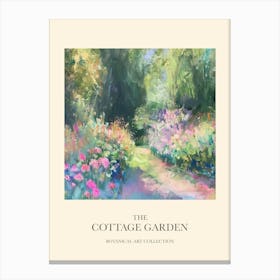 Cottage Garden Poster English Oasis 3 Canvas Print