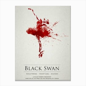 Black Swan Canvas Print