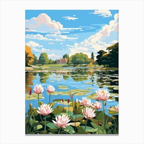 Chicago Botanic Garden Usa  Illustration 1  Canvas Print