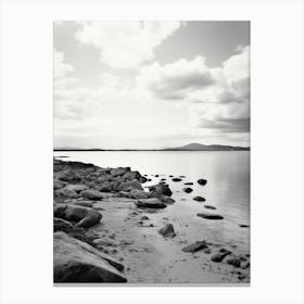 Olbia, Italy, Black And White Photography 3 Canvas Print