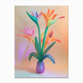 Dreamy Inflatable Flowers Bird Of Paradise 3 Canvas Print