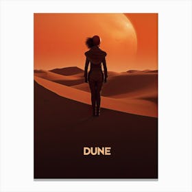 Dune Illustration Fan Art Poster Canvas Print