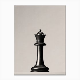 CHESS - The Black Queen II Canvas Print