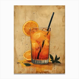 Aperol Spritz Art Print 346 Canvas Print