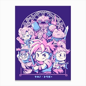 Chrono Squad - Retro Game Geek Gift Canvas Print