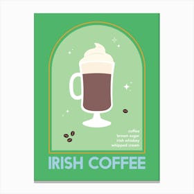 Irish Coffee Cocktail Canvas Print