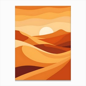 Desert Landscape 12 Canvas Print