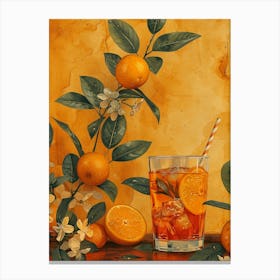 Orange Iced Tea Canvas Print