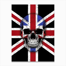 British Skull Canvas Print