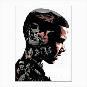 Stranger Things Poster movie 7 Canvas Print