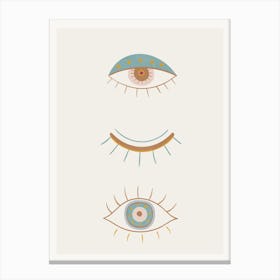 Evil Eyes I Canvas Print
