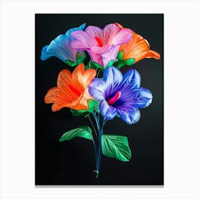 Bright Inflatable Flowers Petunia 2 Canvas Print